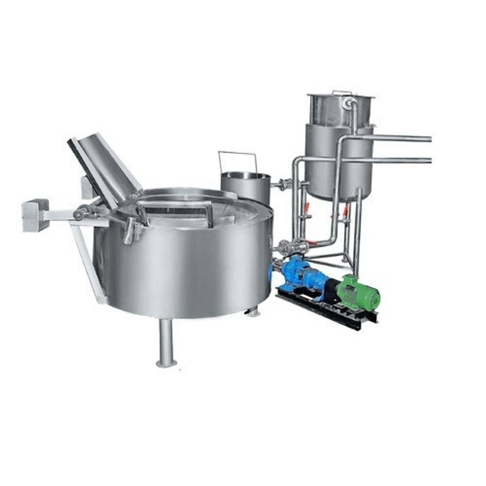 Direct Heat Deep Fryer, .5 HP, Capacity: 100 Kg/Hour