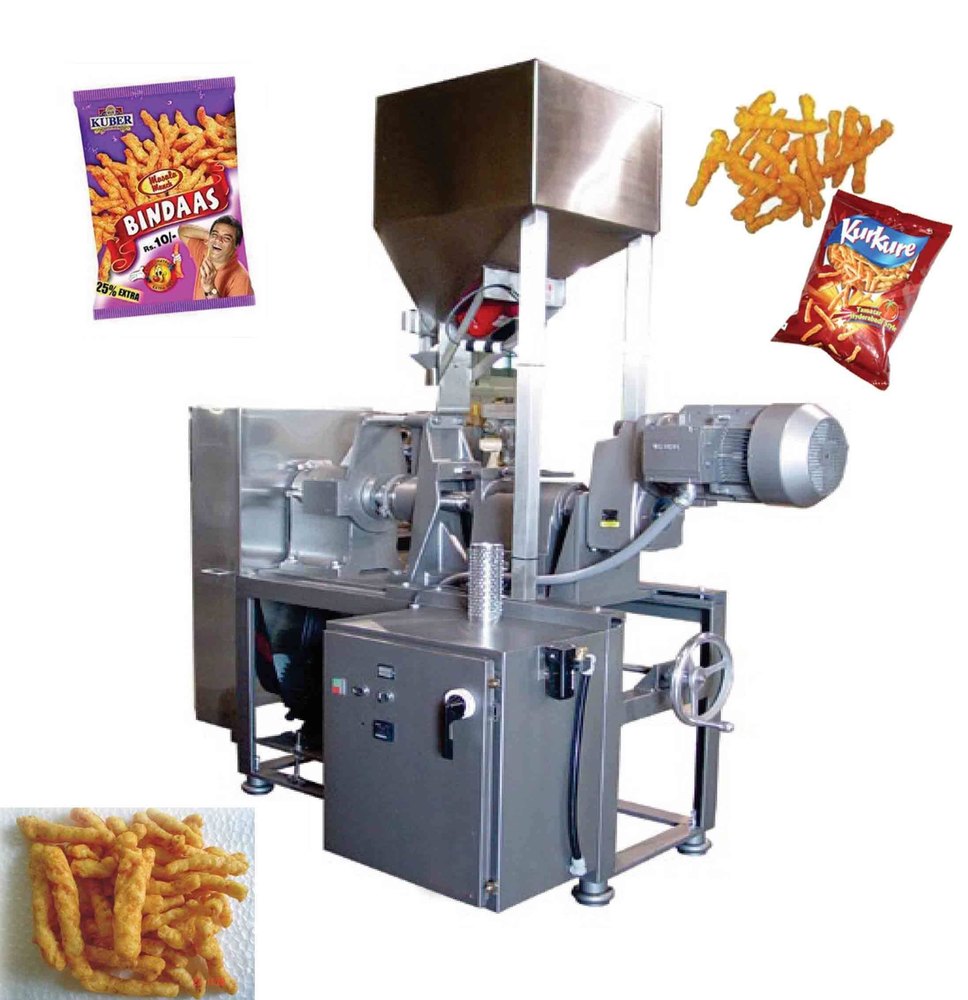 Semi-Automatic SS Kurkure Extruder, For Industrial, 6HP
