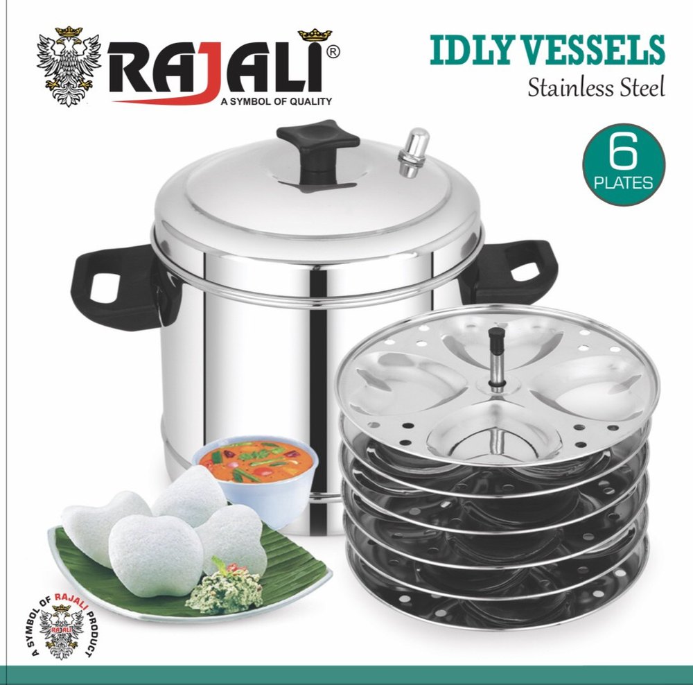Rajali Manual Idli Cooker, For Home, 6