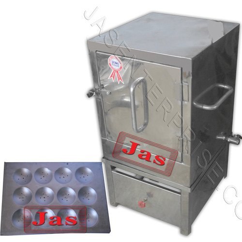 Semi-Automatic Stainless Steel Idli Steamer, For Restaurant, 16 Plates