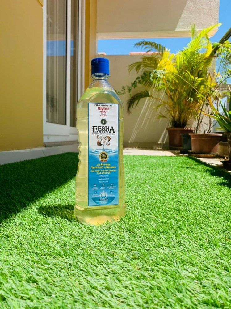 Lowers Cholesterol Cold Pressed Coconut Oil - Wooden Pressed, Packaging Size: 1 Ltr