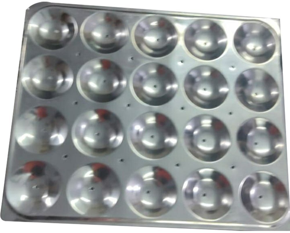 Stainless Steel Idli Plate, For Hotel, Restaurant, Size: 15x15inch (lxw)