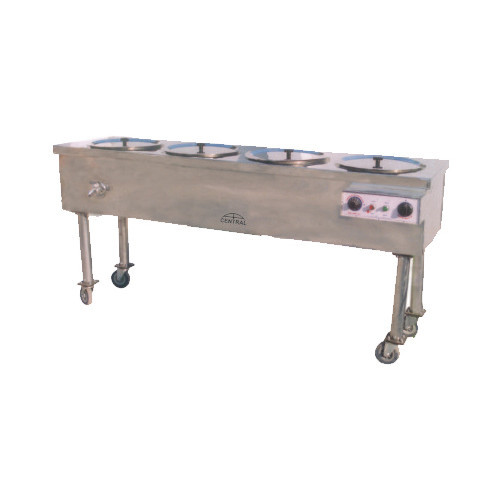 2 Hp Stainless Steel Food Warmer, 220 V, Capacity: 55 Litres