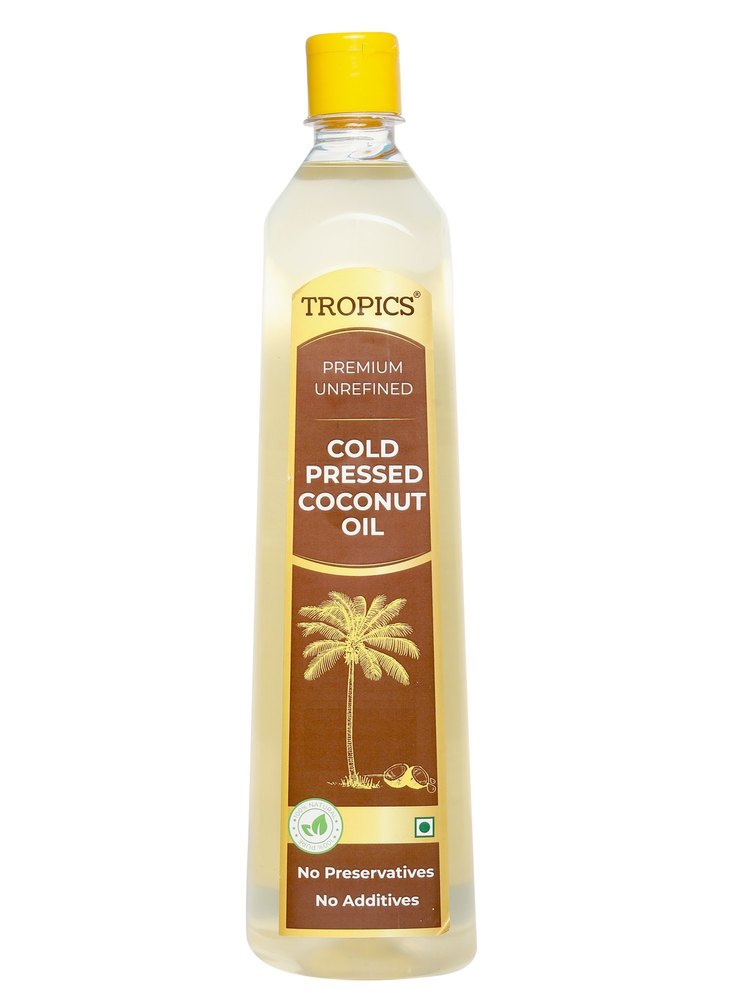 Tropics Mono Saturated 1 L Cold Pressed Sulphur Free Unrefined Coconut Oil
