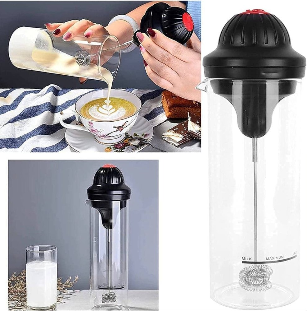 Stainless Steel Commercial Food Warmer Milk Frother 450ml, For Hotel