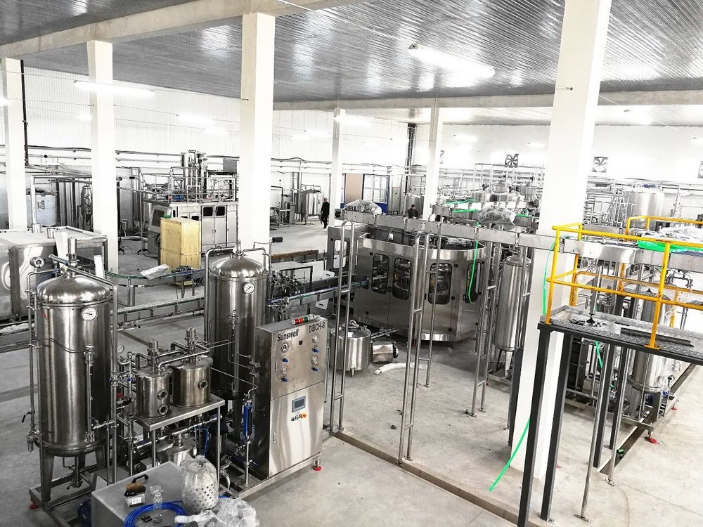 Carbonated Soft Drink Plant, For Industrial