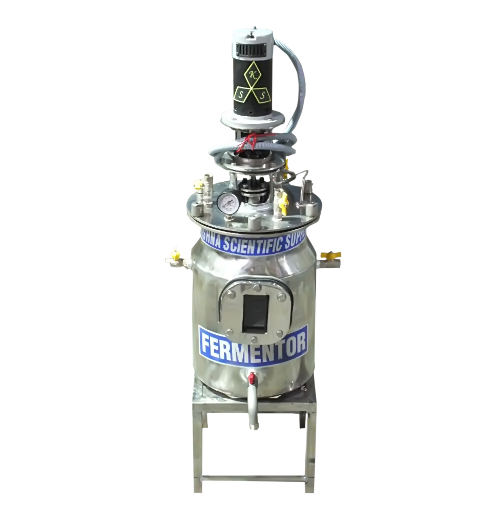 Steam Stainless Steel 25 Liter Fermenter Pully Type