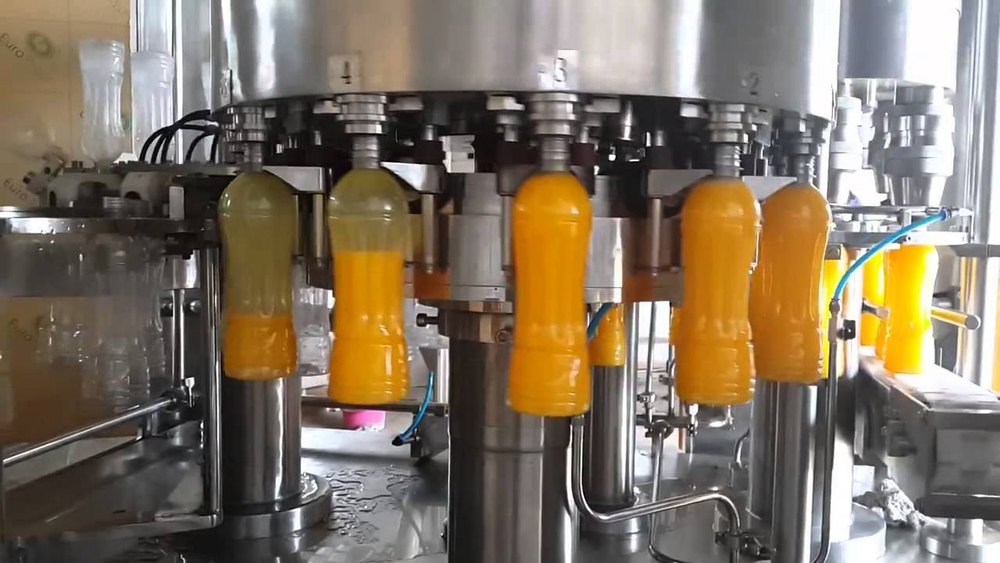 Automatic SS Juice Bottling Plant, For Industrial, 40 Bpm