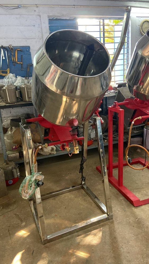 LPG Spice Drum Roaster, 357 Watts, Capacity: 25kg