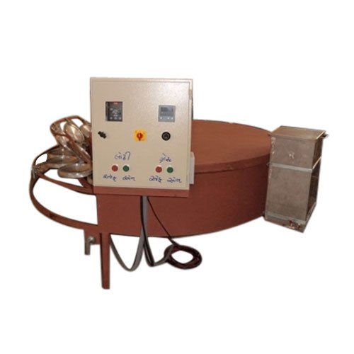 Gas Semi-Automatic Khakhra Roasting Machine, Capacity: 12 Kgs, 0.5 Hp