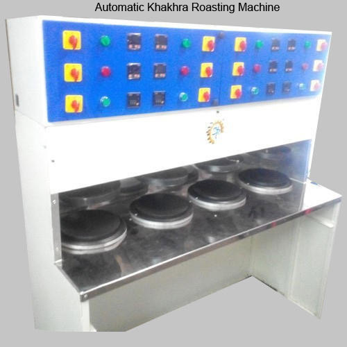 Automatic Khakhra Roasting Machine, 1500*1500*2000 mm, Capacity: 600 Pcs / Hr