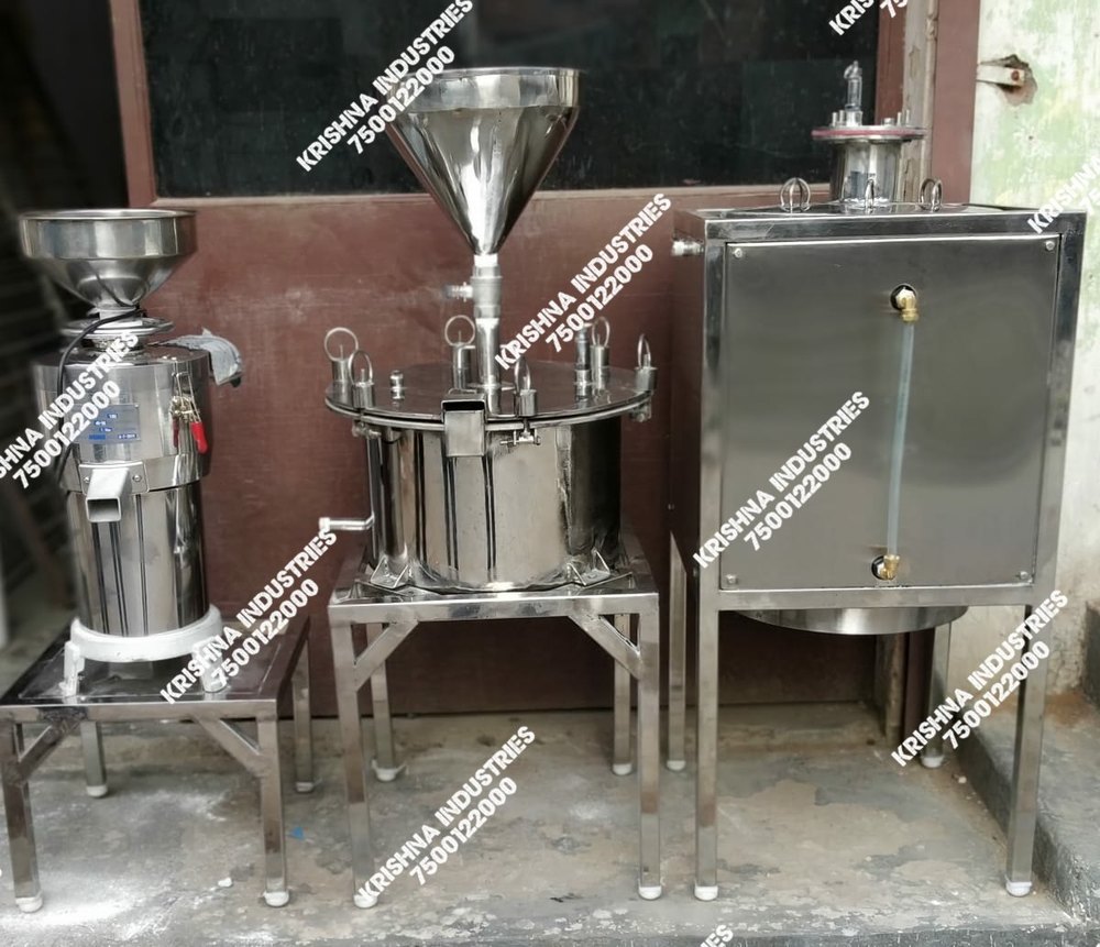 SS 304 Soya Milk Plant, Capacity: 80 Lph