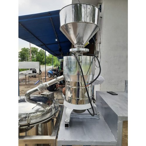SS Soya Milk Making Machine, 2 HP, Capacity: 250 L/Hr