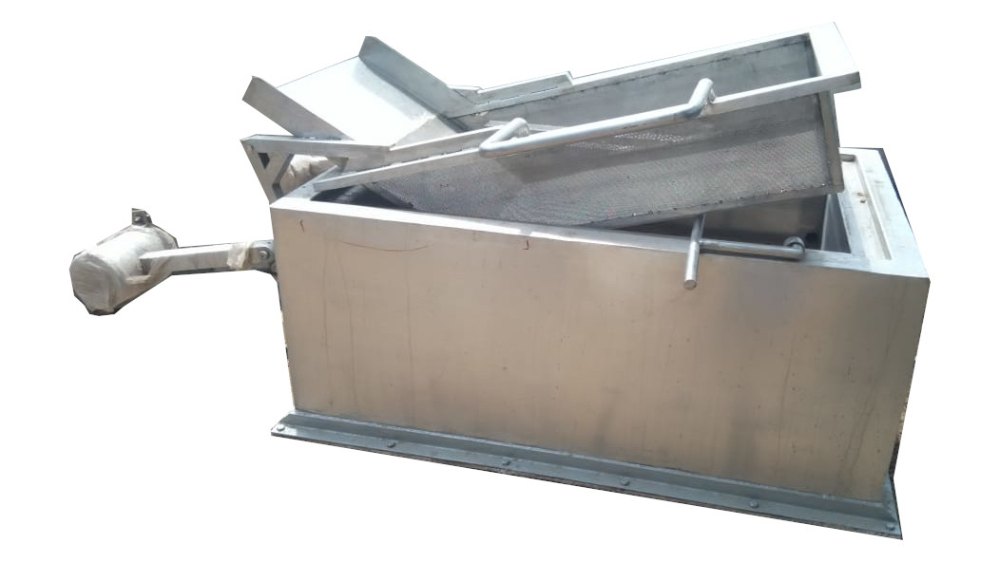 Rectangular Fryer with Inbuilt Oil Heat Exchanger For Potato Chips