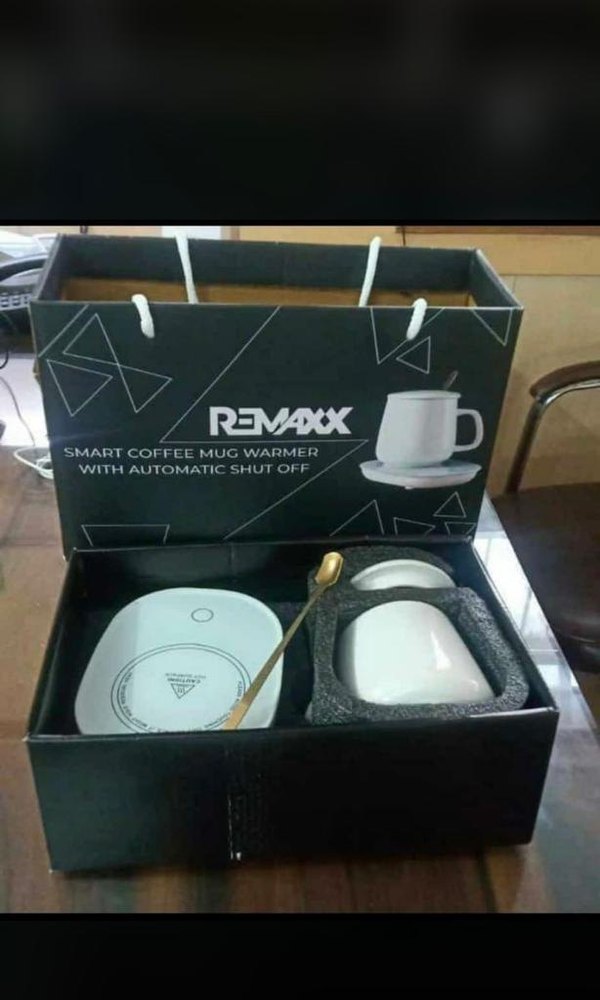 Creamic Remaxx Smart Coffee Mug Warmer (white), Capacity: 350 ml