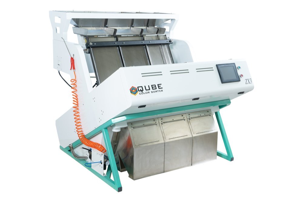 QUBE Automatic Green coffee color sorting machine, Single Phase