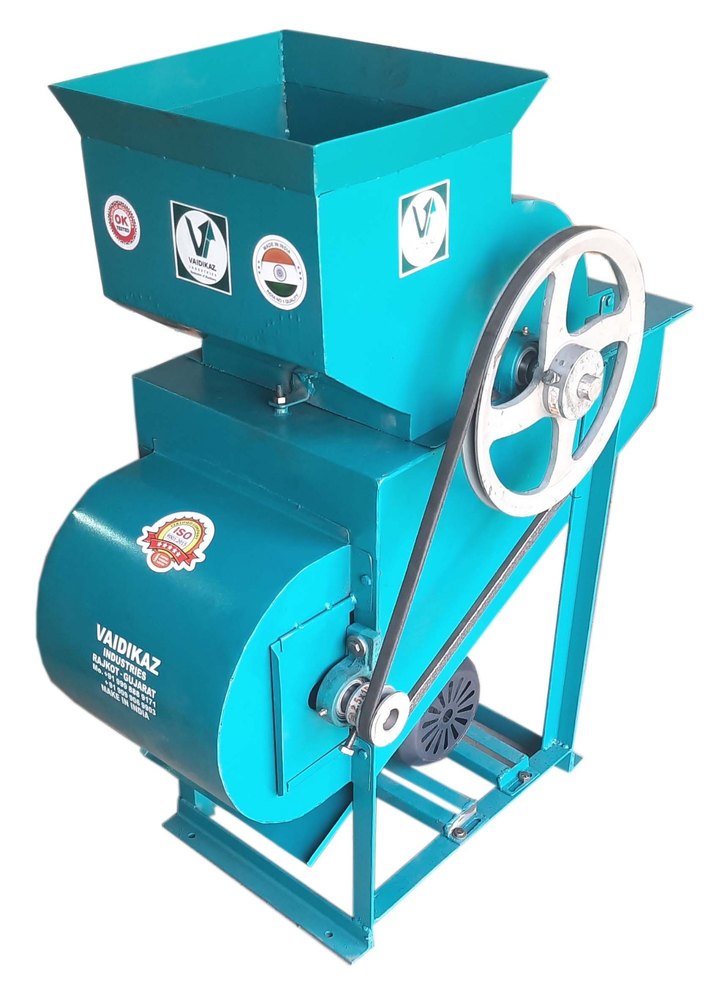 Semi-Automatic Soyabean Dal Making Machine, Single Phase