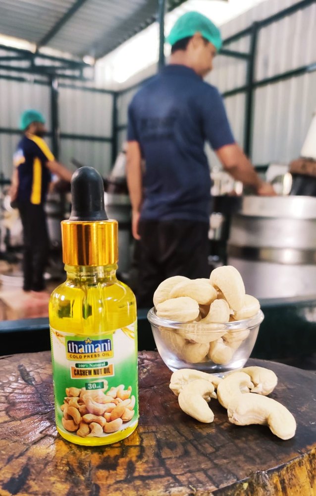 Thamani Liquid Cashew Nut Carrier Oil, For Food, Skin And Hair, Packaging Size: 30 ml