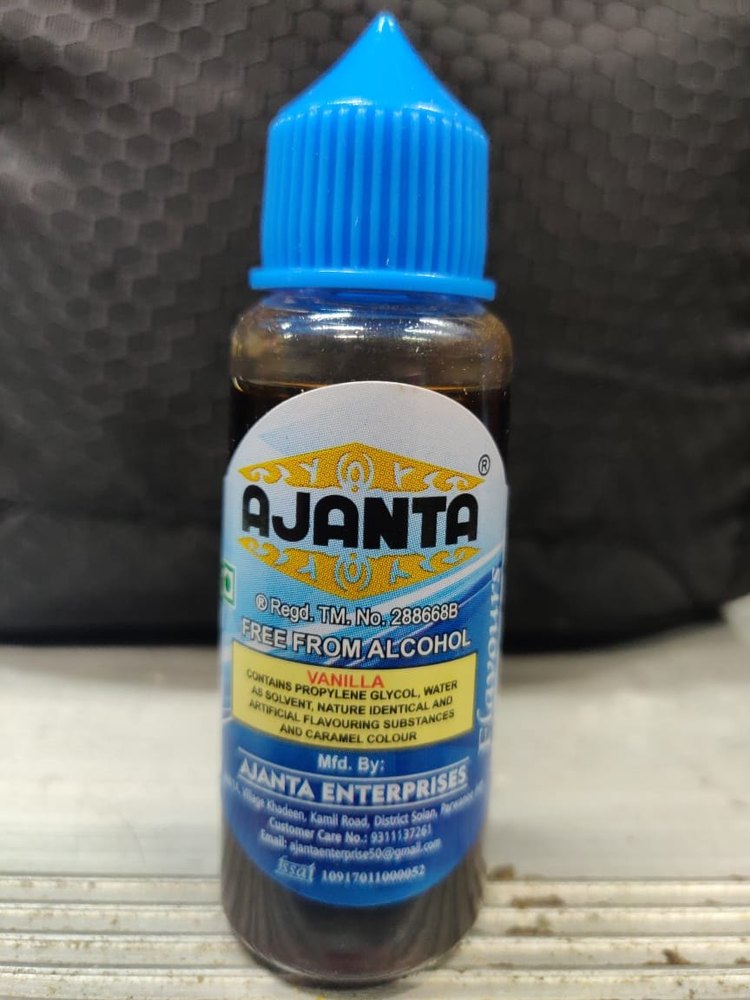 Ajanta Vanilla Essence, Packaging Size: 20ML, Liquid