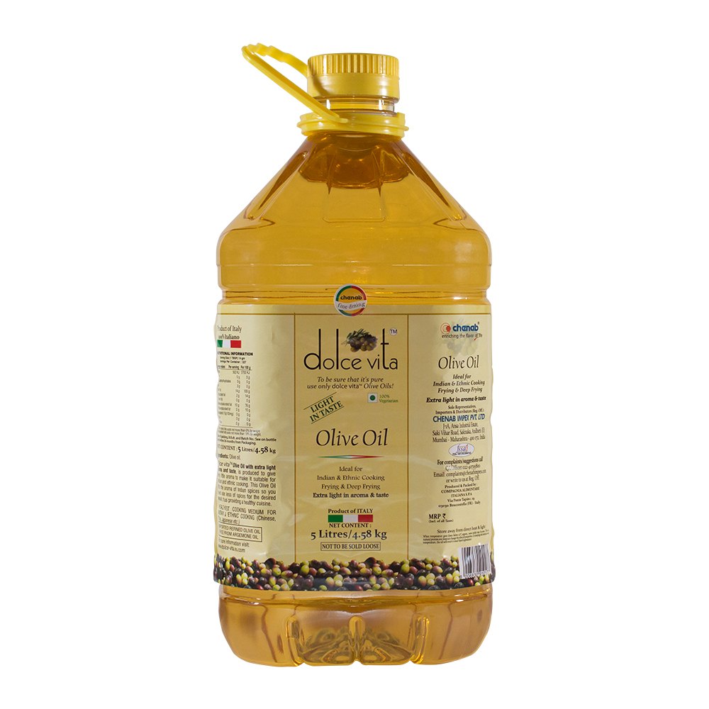 Dolce Vita Italian Extra Light Olive Oil 5Ltr