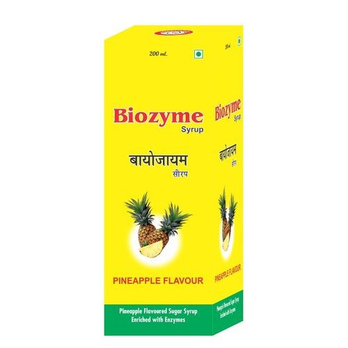 Biozyme Pineapple Flavoured Sugar Syrup, 200 Ml