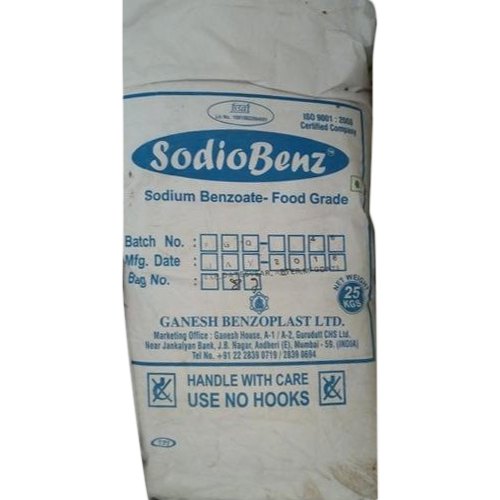 Ganesh Benzoplast Powder SodioBenz Food Grade Sodium Benzoate, Pack Type: Pp Sack Bag