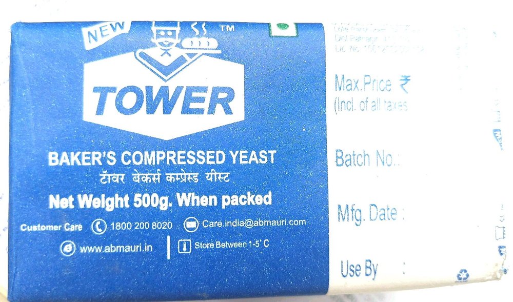 Non Tower Compressed Yeast, For Bakery, Packaging Type: Packet