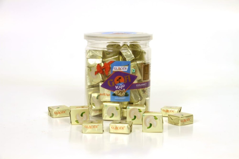 Glacier Goa Kaju Coconut Dryfruits Candy, Packaging Size: 50 Piece Per Jar