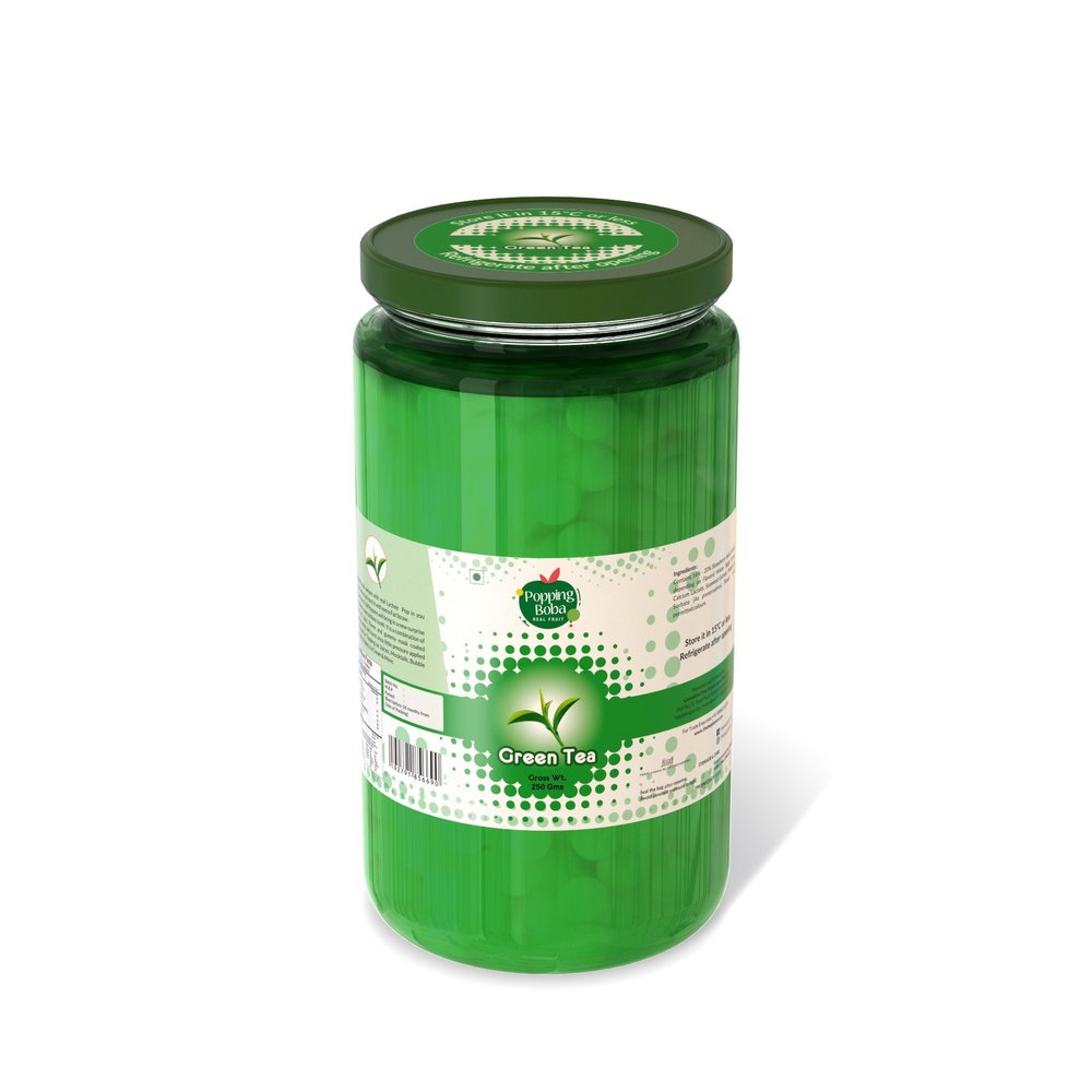 The Tea Planet Popping Boba Green Tea 250gm, 1kg, 2.5kg