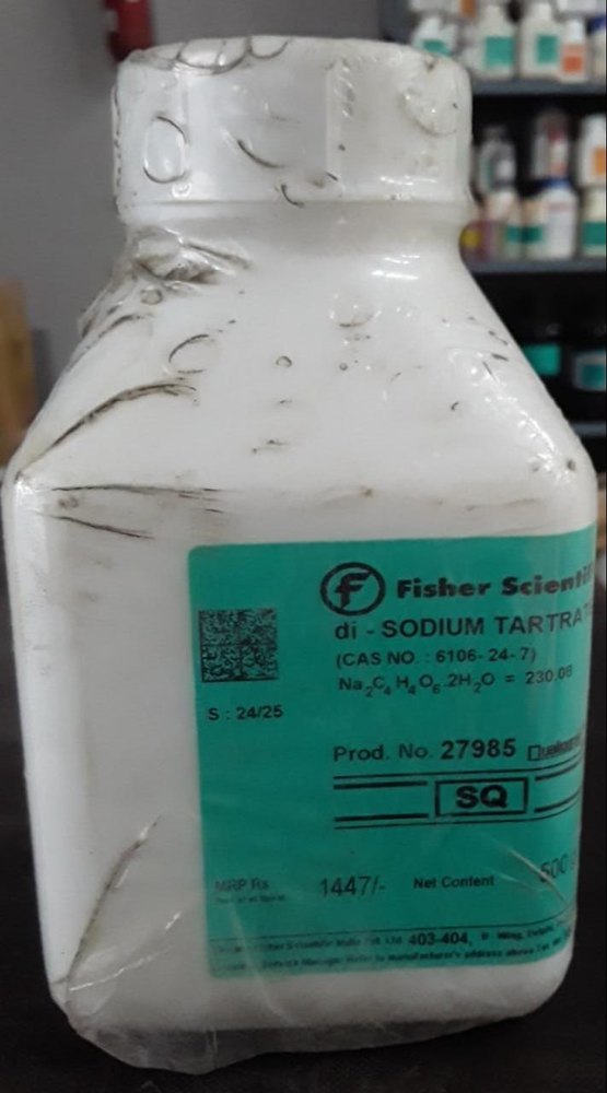 Qualigens Di Sodium Tartrate Dihydrate, Packaging Size: 500gram