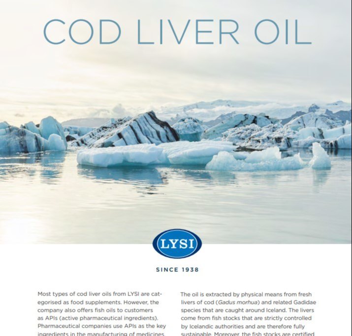 Omega 3 LYSI COD Liver Oil, Packaging Type: GI DRUM, Packaging Size: 190