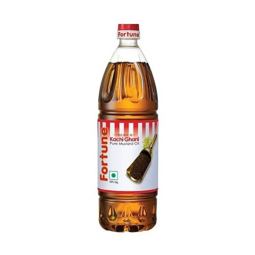 Kachchi Ghani Fortune Mustard Oil, Packaging Type: Plastic Bottle, Packaging Size: 1 litre