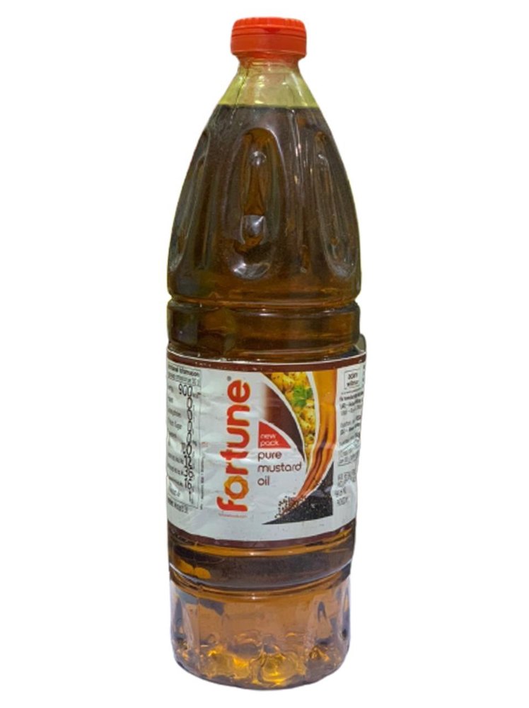 Yellow Kachchi Ghani Fortune Mustard Oil, Packaging Type: Plastic Bottle