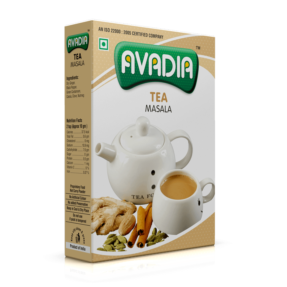 Organic Avadia Tea Masala, Powder, Packaging Type: Box