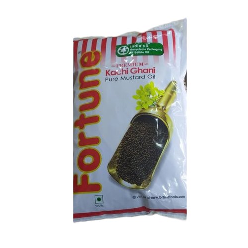 Fortune Kachi Ghani Pure Mustard Oil, Packaging Size: 1 litre