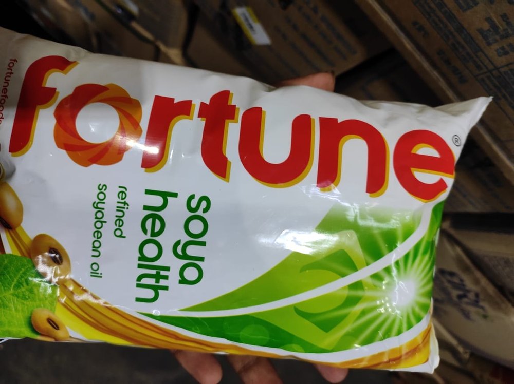 Fortune Soyabean Oil Pouch Box, Bottle