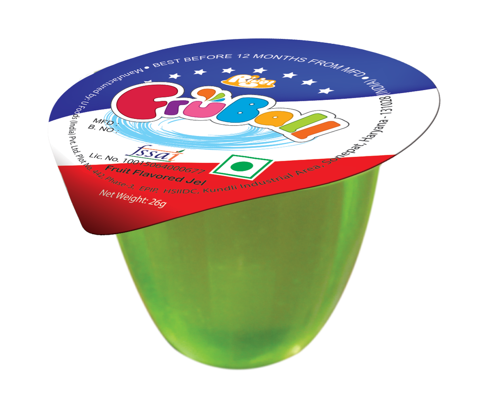 Fruball Brand Cup Jelly Green Apple Flavour