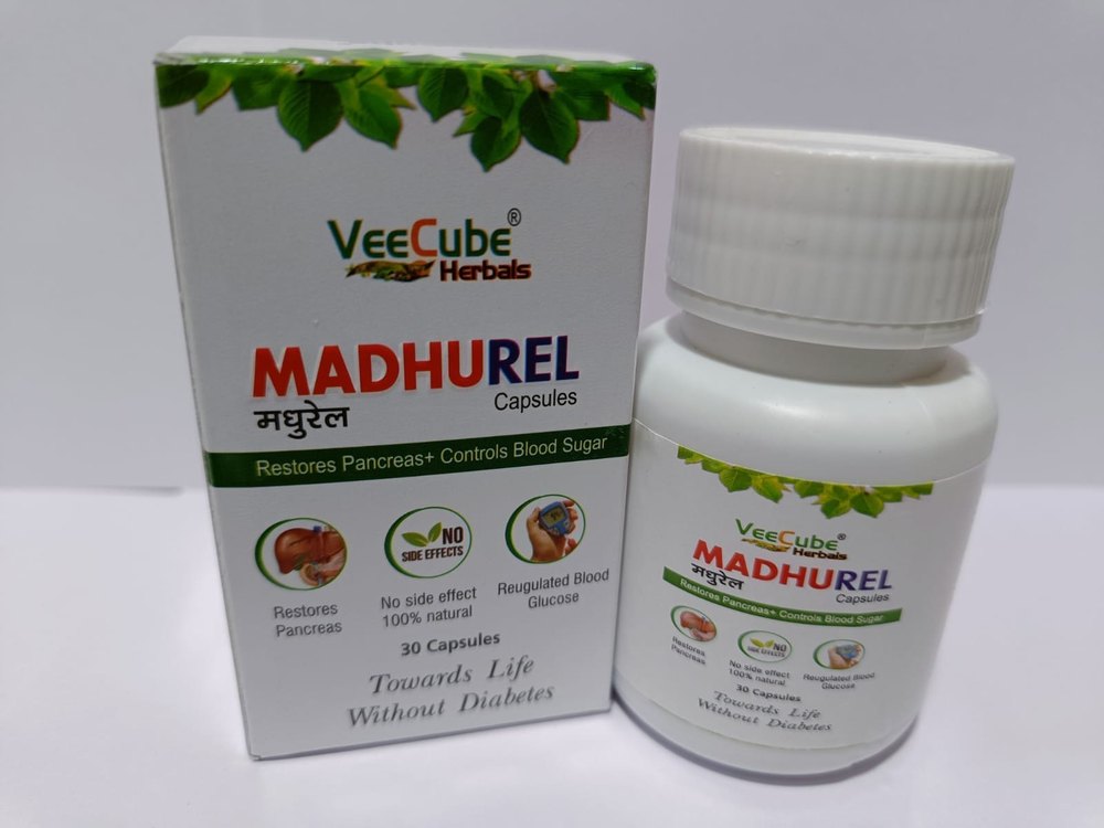 MADHUREL HERBA SUGAR CAPSULE, Packaging Type: Bottle, Packaging Size: 1*30