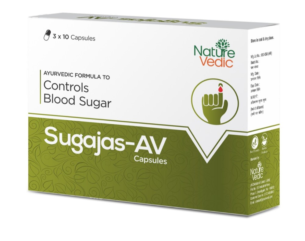 Unisex An Ayurvedic Formula For Controls Blood Sugar, 3*10 Blister, Prescription
