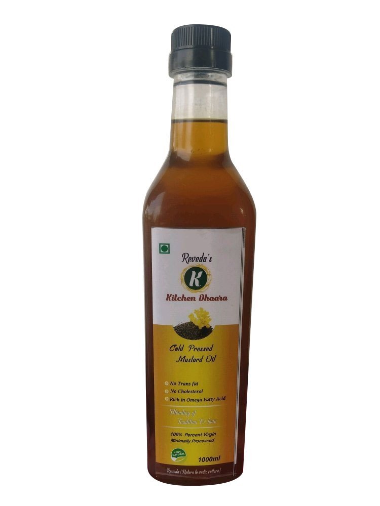 Reveda\'s Kitchen Dhaara Cold Pressed Mustard Oil
