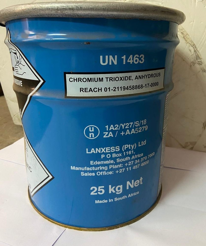 Crystals Chromic Acid, Packaging Type: SS Drum, Packaging Size: 25Kg