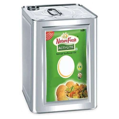 Nature Fresh Acti-Lite Refined Sunflower Oil, Packaging Type Available: Tin, Packaging Size Available: 15litre