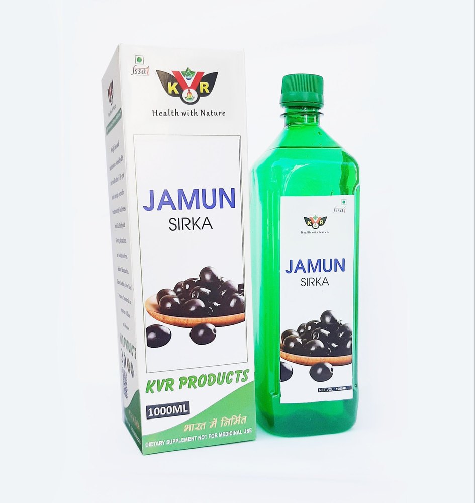 KVR Jamun Vinegar 1000ml For Personal, Bottles