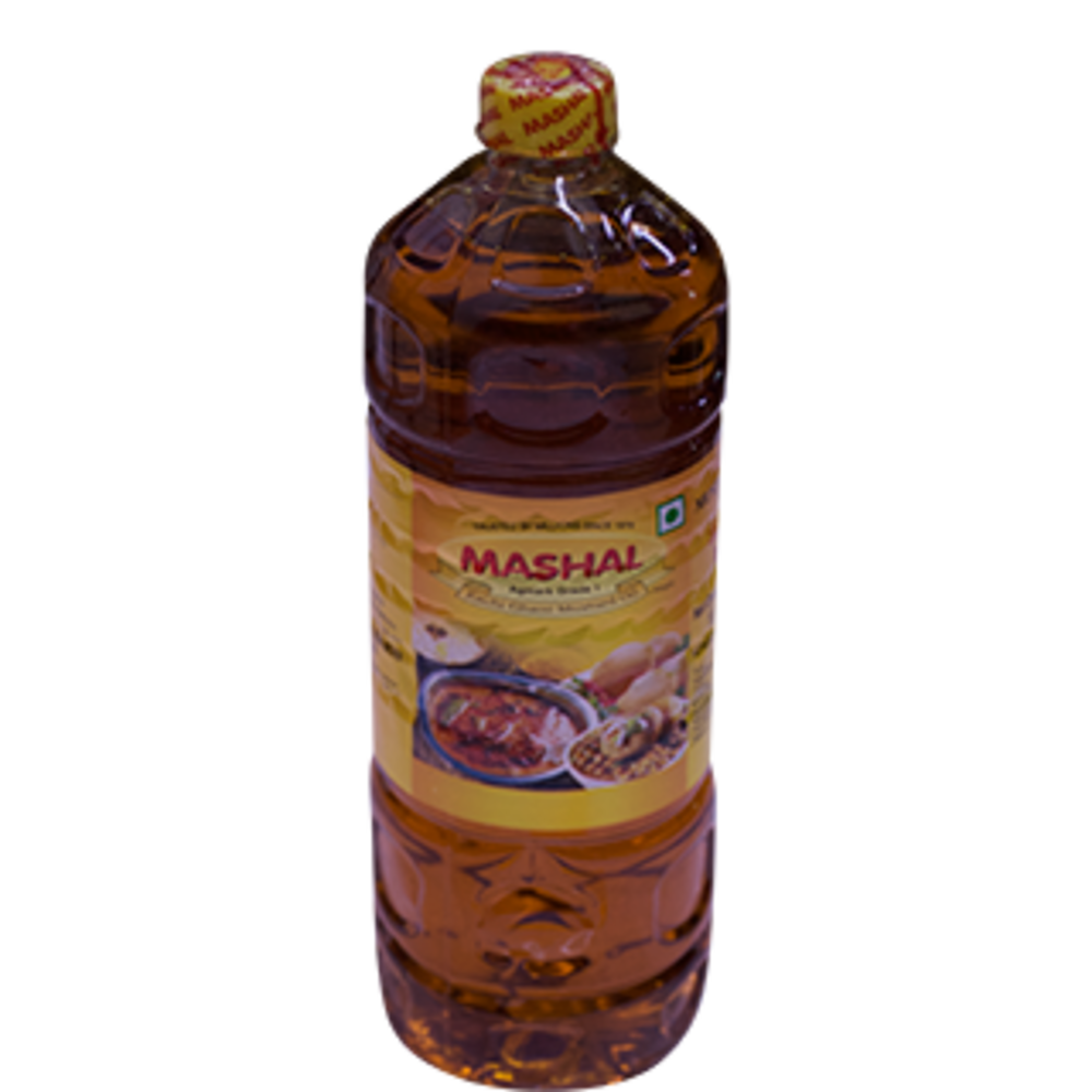 Mashal Kachchi Ghani Nature Fresh Mustard Oil, Packaging Type: Plastic Bottle, Packaging Size: 1 litre