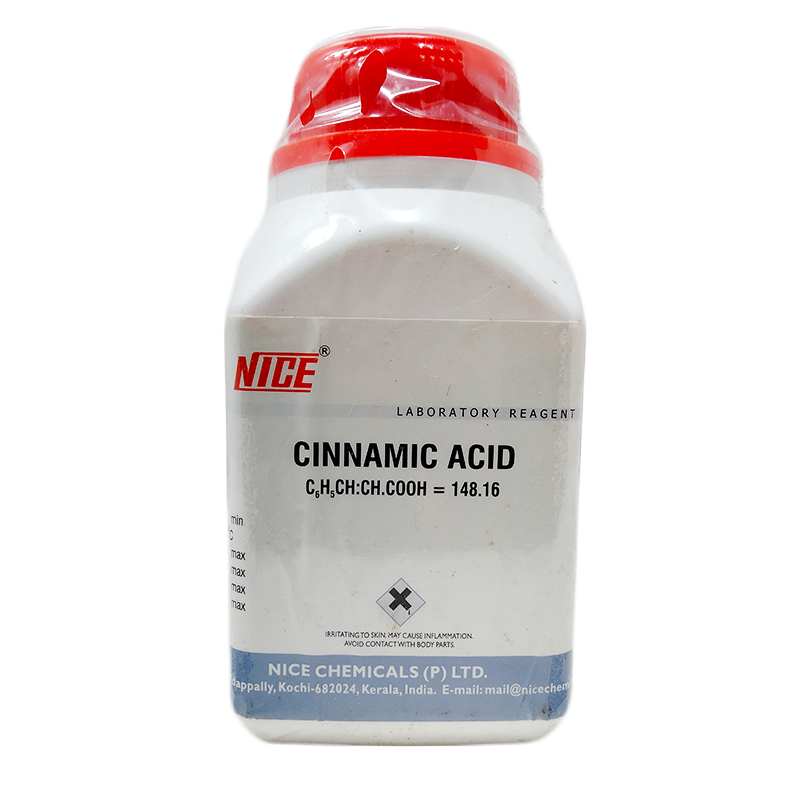 Nice C15325 Cinnamic Acid - 99%, 250gm, PP Bottle