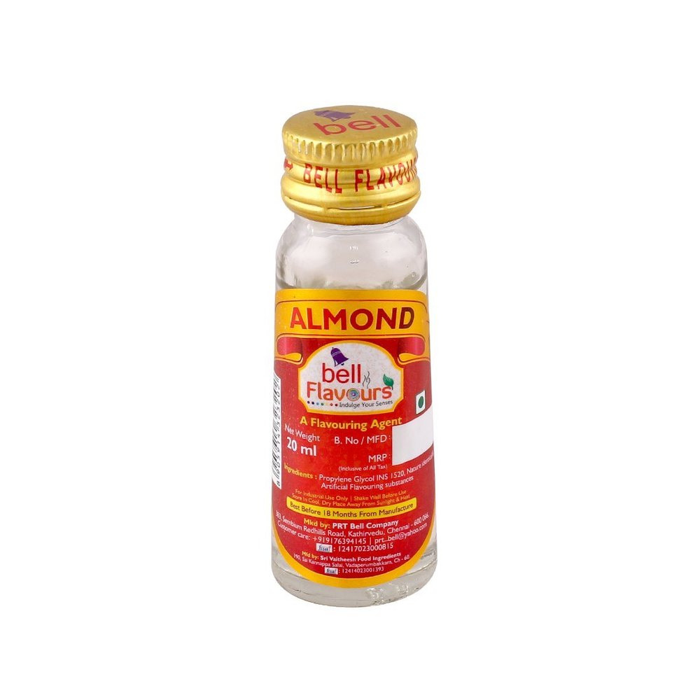 Liquid Almond Essence Flavour, Packaging Type: Bottle, Packaging Size: 20ml