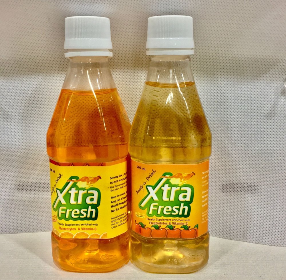 Xtra fresh Energy Drink Tangy Orange and Delicious Apple Flavour, Liquid, Packaging Size: 200 ML