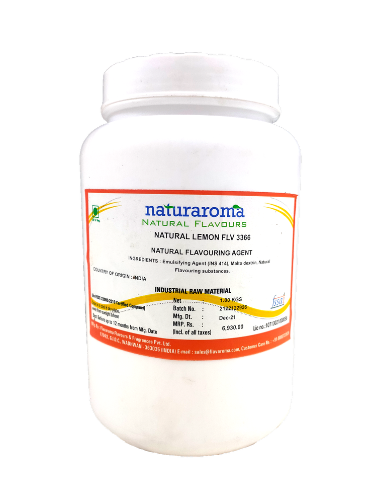 Natural Lemon Flavour, Powder, Packaging Size: 1KG