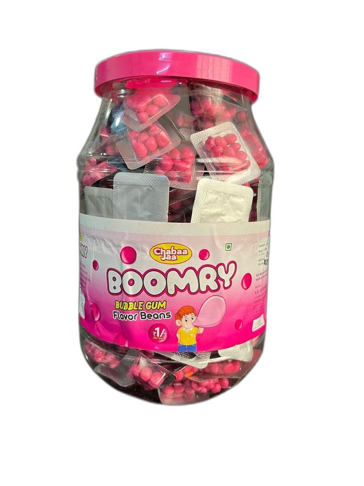 Chabaajaa Granules Boomry Bubble Gum, Packaging Type: Plastic Jar, Packaging Size: 50 Pieces