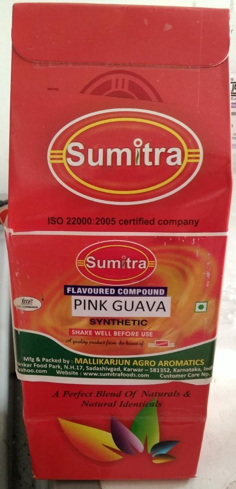 Pink Guava Compound Flavour, Liquid, Packaging Size: 500 Ml